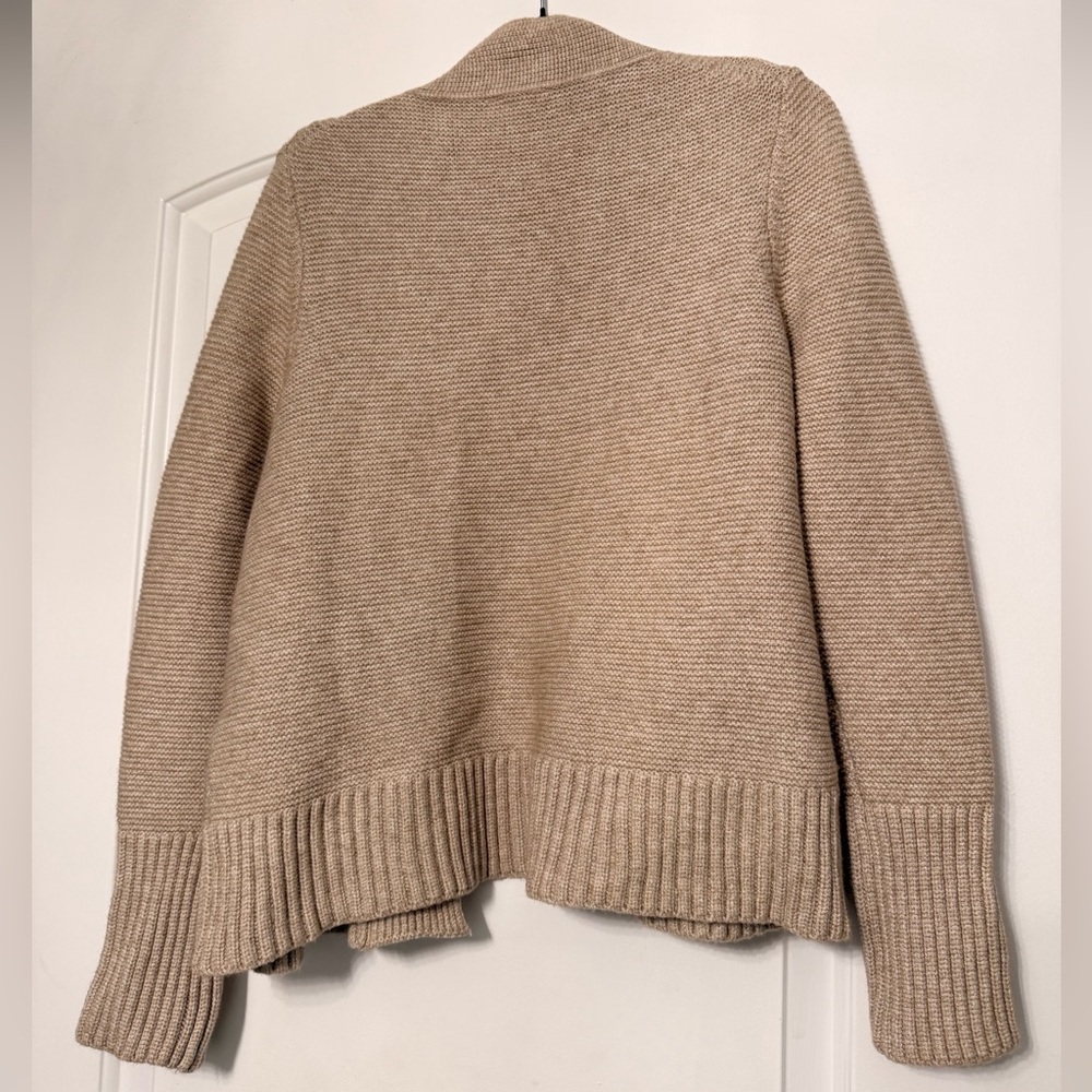 Cyrus Beige Button-Up Cardigan - Picture 3 of 4